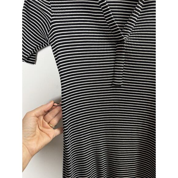 Boden Striped Shirt Dress Preppy Casual Nautical Academia Bodycon Skater Cute 2 - Picture 2 of 7
